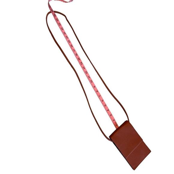 Crossbody 7 x 4” tan double compartment bag - Picture 9 of 15